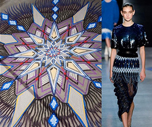 Sand Paintings at Fashion Week NYC with Joe Mangrum